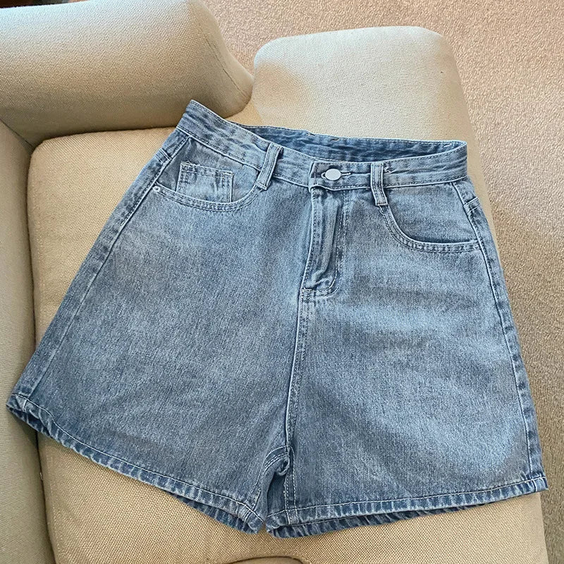 Short Jeans Feminino de Cintura Alta