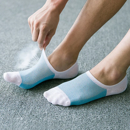5 Pares de Meias Elásticas e Curtas