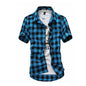 Camisa Xadrez Vermelha e Preta