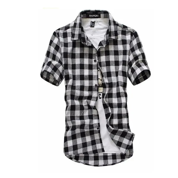 Camisa Xadrez Vermelha e Preta