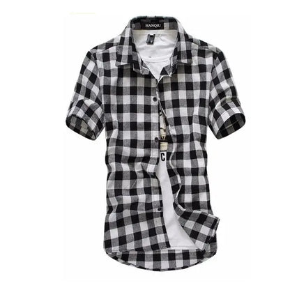 Camisa Xadrez Vermelha e Preta