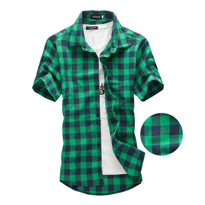 Camisa Xadrez Vermelha e Preta