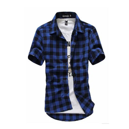 Camisa Xadrez Vermelha e Preta