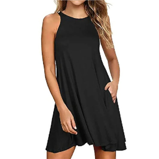 Vestido Estilo Camiseta Casual