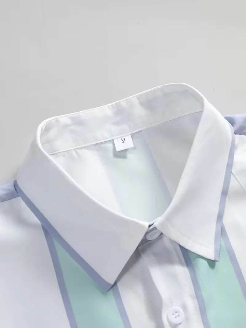 Camisa Casual de Estilo Simples e Versátil