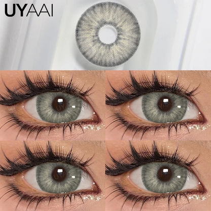 Lentes para Olhos Azuis, Verdes Naturais, Castanhos e Cinzas