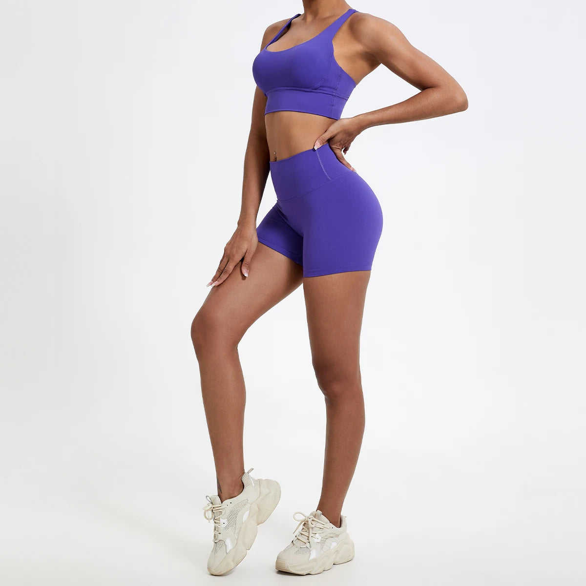 Shorts Fitness Cintura Alta Levanta Bumbum