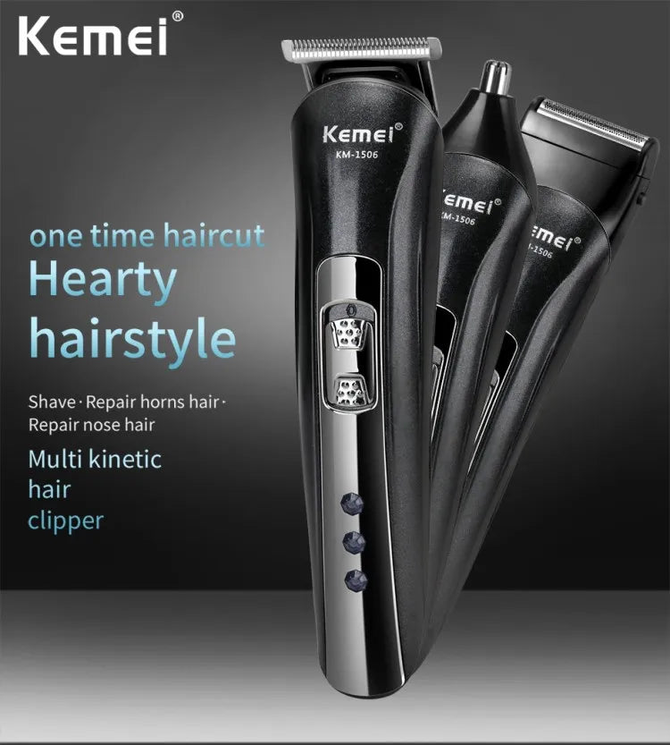 Máquina de Cortar Cabelo Kemei Km-809A Km-1506 Km-1102