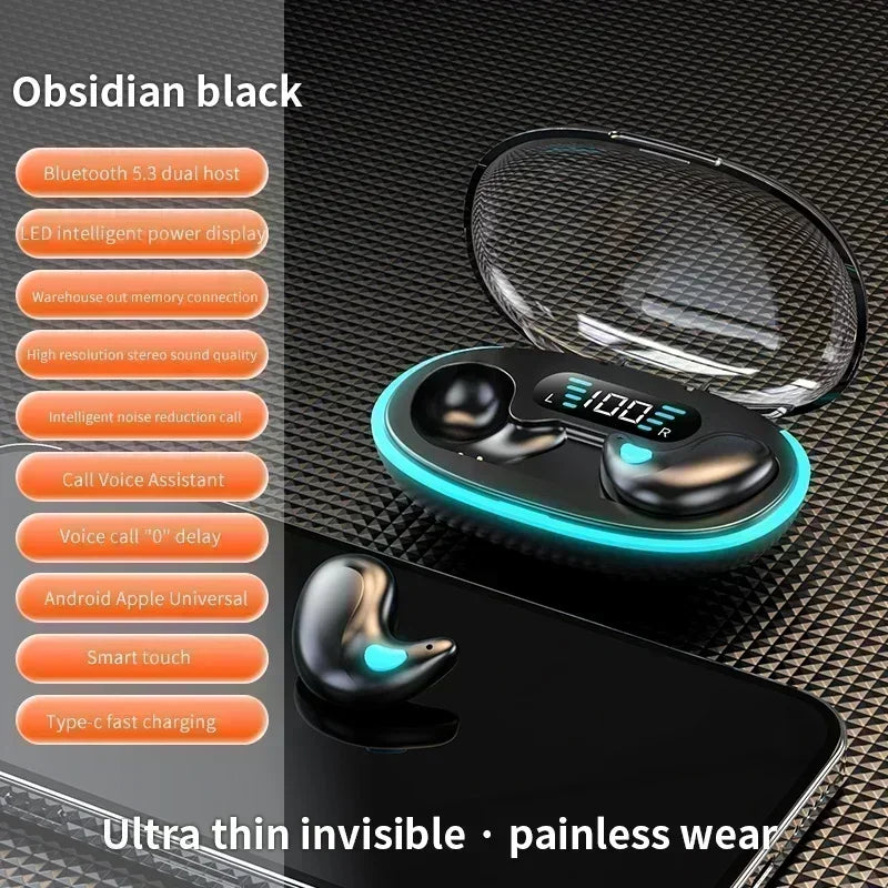 Fones de Ouvido Intra-auriculares X55 para Dormir e Trabalho