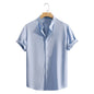 Camisa Masculina Casual de Manga Curta