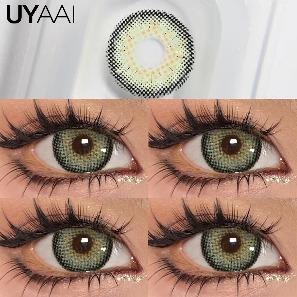 Lentes para Olhos Azuis, Verdes Naturais, Castanhos e Cinzas
