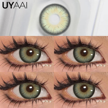 Lentes para Olhos Azuis, Verdes Naturais, Castanhos e Cinzas