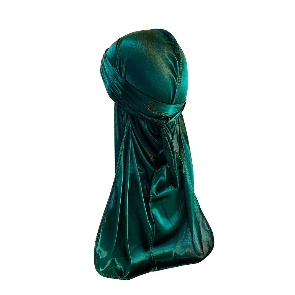 1-4 unidades — Novo Durag Silk Plus (Alta Densidade), Bandana, Turbante, Chapéu Masculino Respirável, Doo Rag de Cauda Longa para Homens, Touca de Pirata, Faixa de Cabeça.