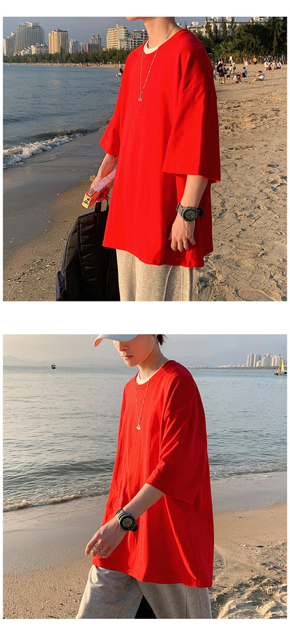 Camiseta de Manga Curta Oversized