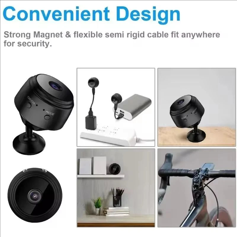 Câmera Mini A9 WiFi Monitoramento Sem Fio