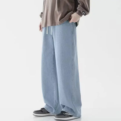 Calça Jeans de Perna Larga