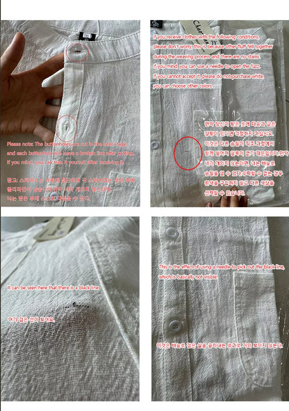 Camisa Estilo Casual com Gola Padre
