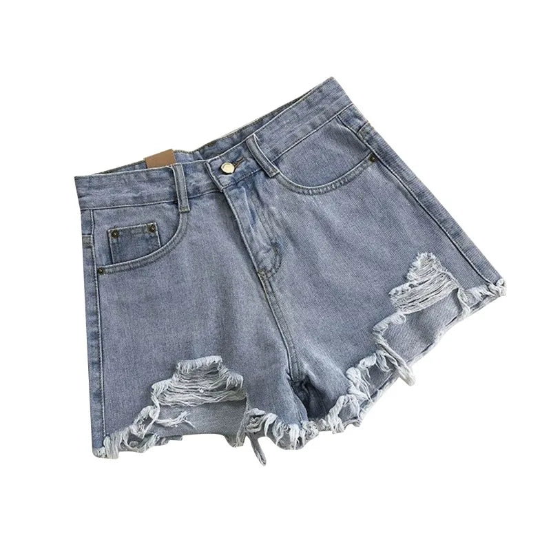 Short Jeans Coreanos de Cintura Alta