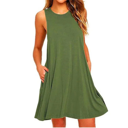 Vestido Estilo Camiseta Casual