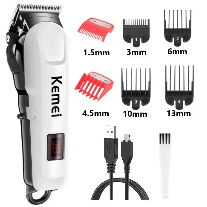 Máquina de Cortar Cabelo Kemei Km-809A Km-1506 Km-1102