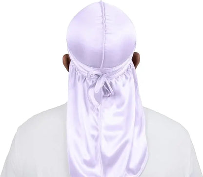 Unisex Durag de Seda para Homens e Mulheres
