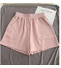 Shorts Esportivo de Tecido Fino de Cintura Alta Solta