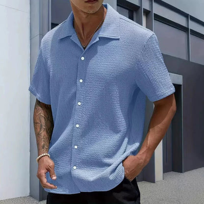 Camisa Casual de Manga Curta