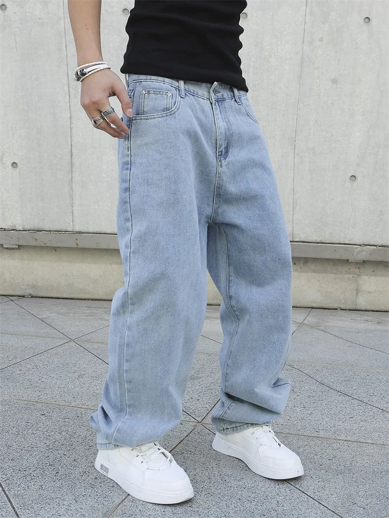 Calça Jeans com Caimento Amplo (Baggy)