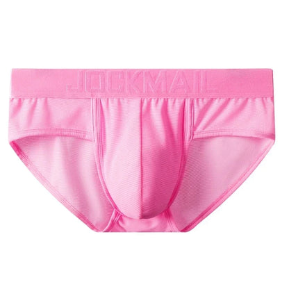 Cuecas Estilo Slip e Bikini em Mesh de Nylon
