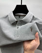 Camisa Polo 100% Algodão com Bordado de Cavalo