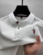 Camisa Polo 100% Algodão com Bordado de Cavalo