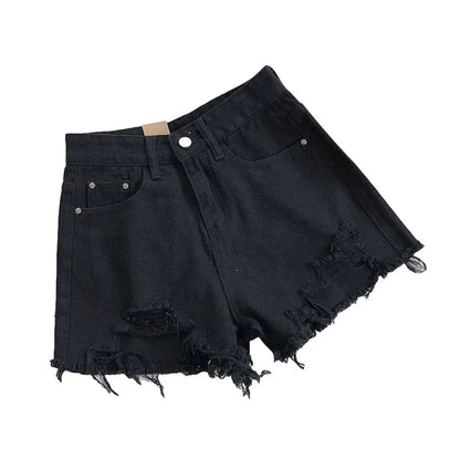 Short Jeans Coreanos de Cintura Alta