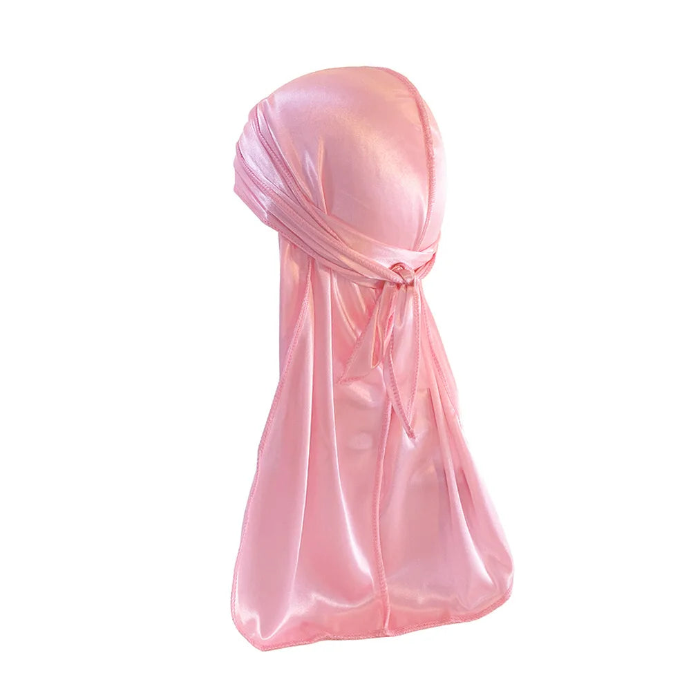 Unisex Durag de Seda para Homens e Mulheres