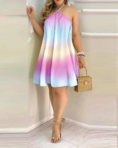 Vestido Floral com Gola