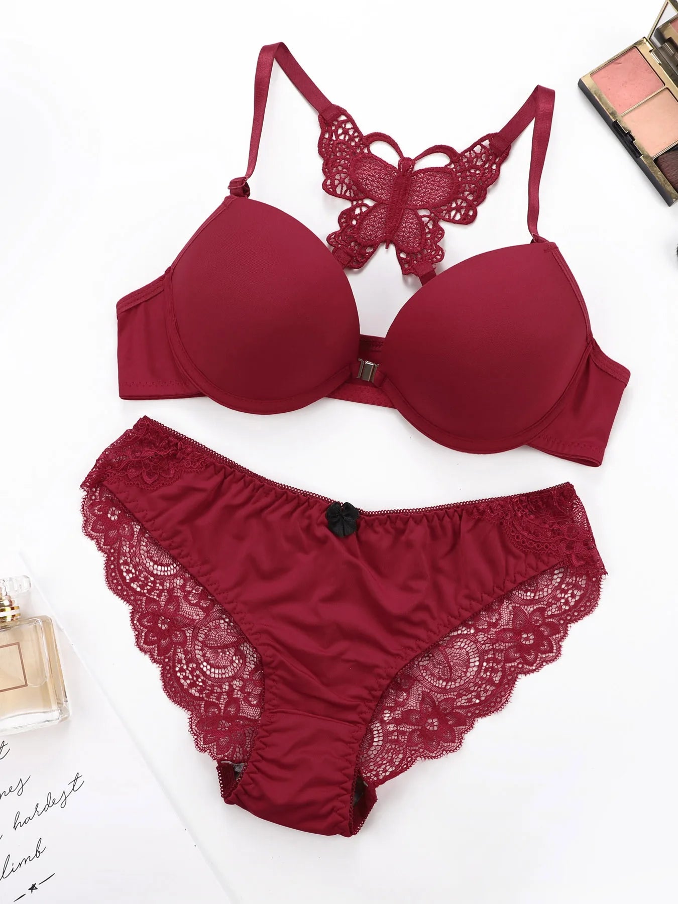 Conjunto Sexy Vermelho com Fechamento