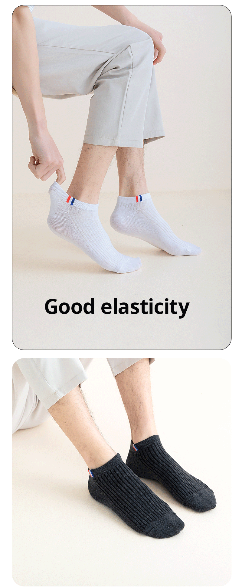 Pares de Meias Curtas (Boat Socks)