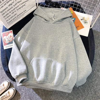 Moletom com Capuz Manga Comprida, Bolso Canguru