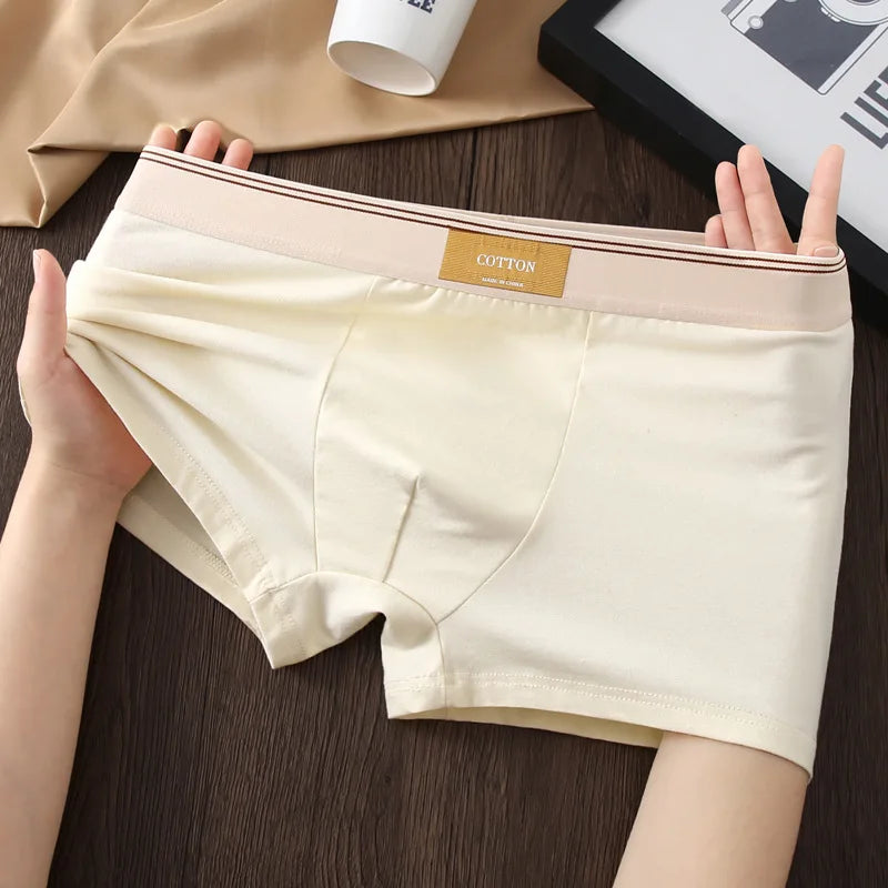 Kit com 1 ou 3 Unidades de Cuecas Boxer Masculinas em Algodão