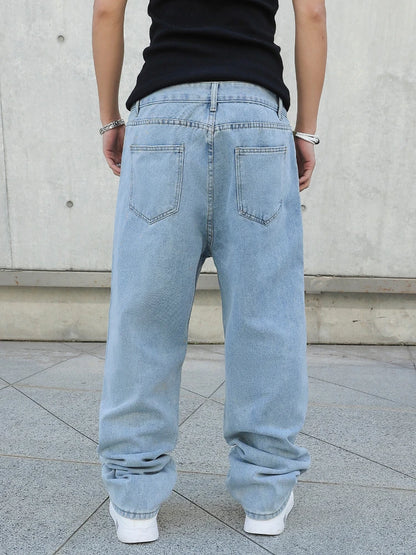 Calça Jeans com Caimento Amplo (Baggy)