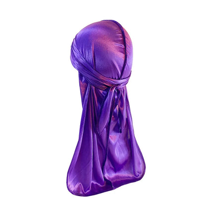 1-4 unidades — Novo Durag Silk Plus (Alta Densidade), Bandana, Turbante, Chapéu Masculino Respirável, Doo Rag de Cauda Longa para Homens, Touca de Pirata, Faixa de Cabeça.