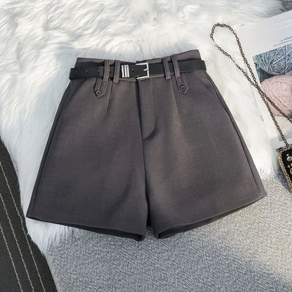 Short Feminino de Alfaiataria  de Cintura Alta