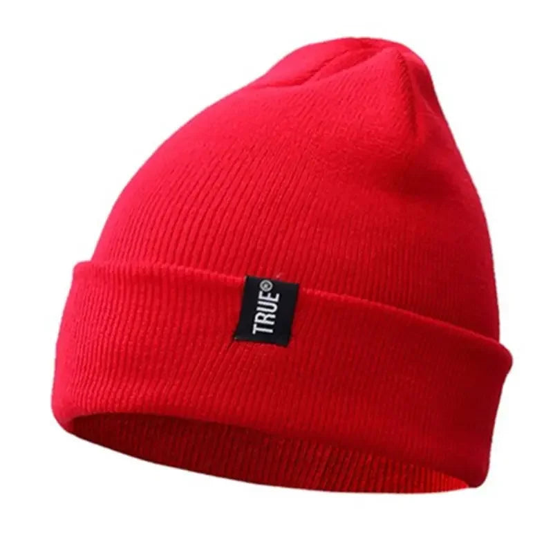 Gorro de Tricô em 10 Cores para Homens e Mulheres