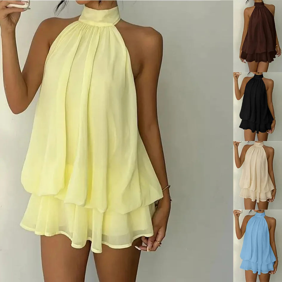 Vestido Curto Frente Única