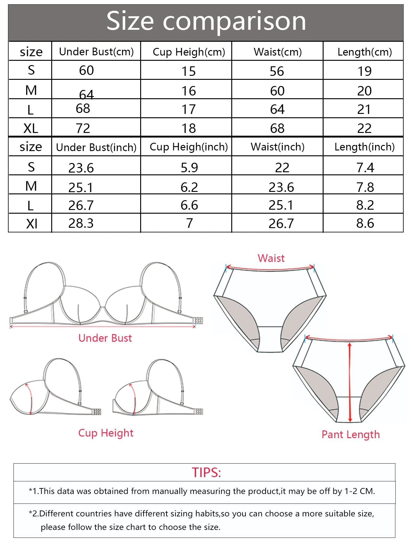 Conjunto Sexy Vermelho com Fechamento