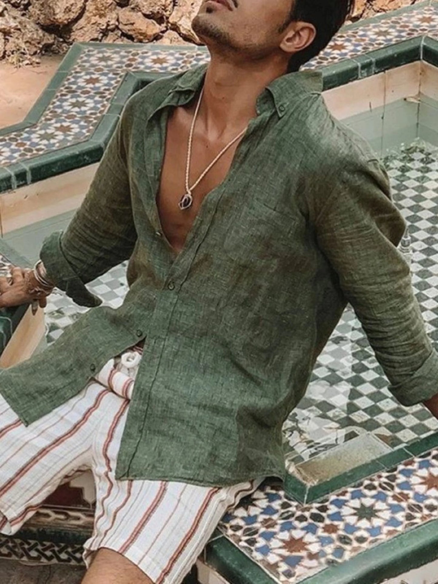 Camisa De Manga Longa Fina