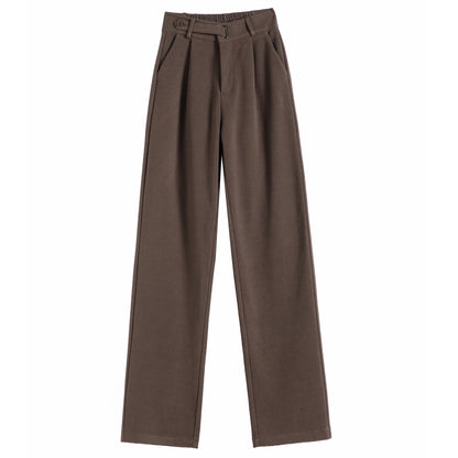 Calça Larga de Lã Engrossada Seoulish