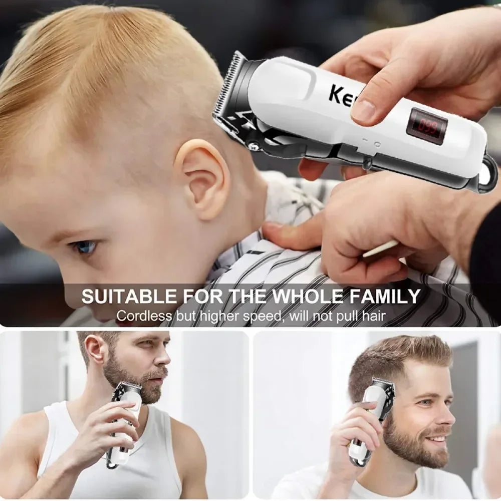Máquina de Cortar Cabelo Kemei Km-809A Km-1506 Km-1102
