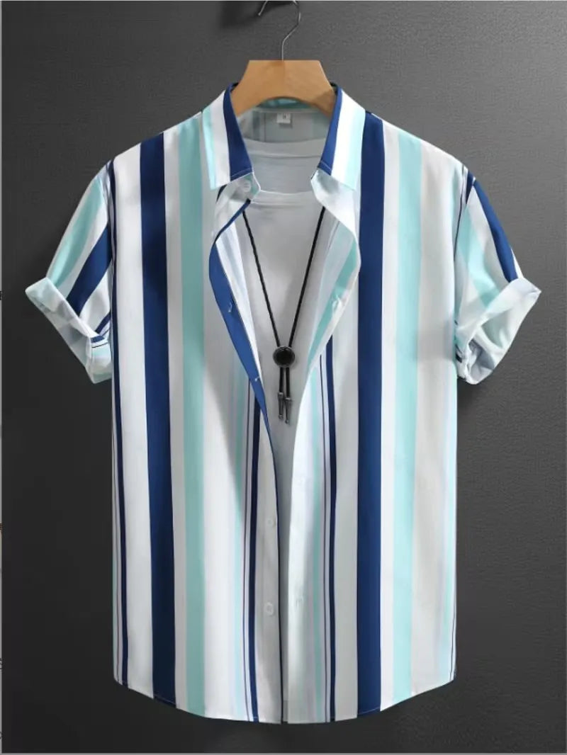 Camisa Casual de Estilo Simples e Versátil