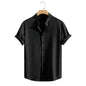 Camisa Masculina Casual de Manga Curta