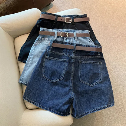 Short Jeans Feminino de Cintura Alta
